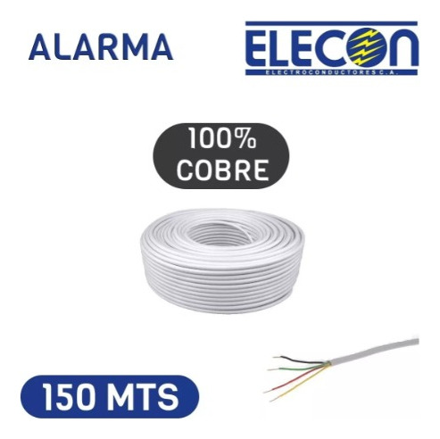 Cable De Alarmas 100% Cobre 