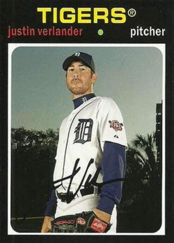 2012 Topps Archives 67 Justin Verlander Tigers Mlb Tarjeta D