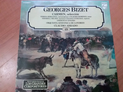Lp Vinilo Los Grandes Compositores #49 - Georges Bizet