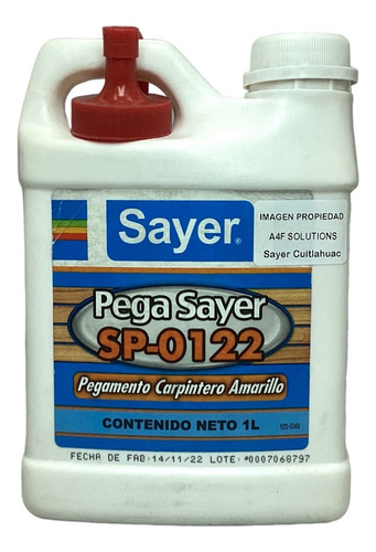 Pegamento Carpintero Amarillo Sayer Sp-0122.30 1  Pza 