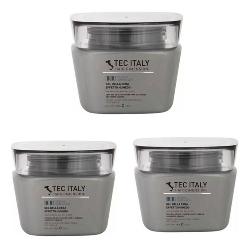 Gel Tec Italy Efecto Húmedo Della Cera X280g X3