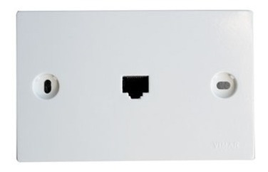 Toma De Conector Rj11 4, Marca Vimar  