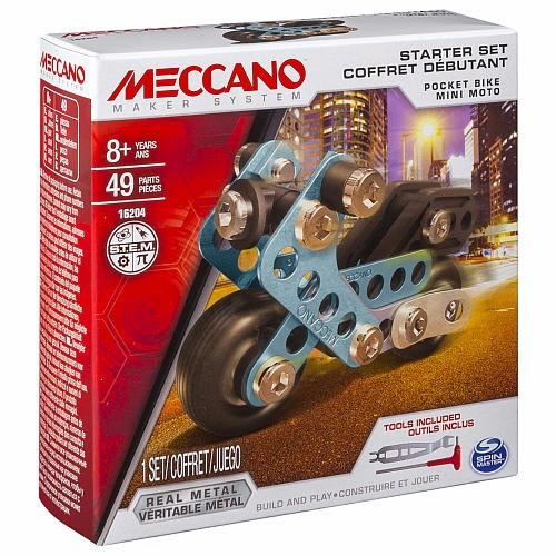 Meccano 16204 Mini Moto Starter Set Original Mundo Manias
