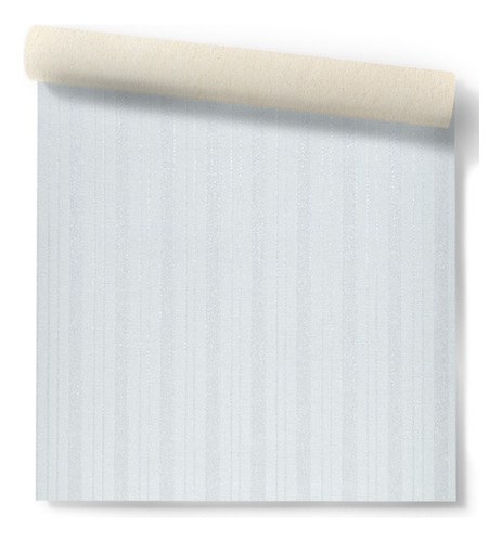 Papel Vinilico Sedado Rayado Blanco Cinthia Muresco 6102/3