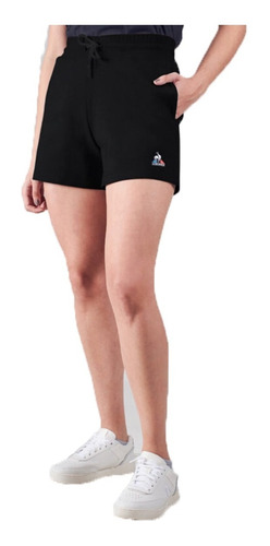 Le Coq Sportif Short Lifestyle Mujer Ess Negro Blw