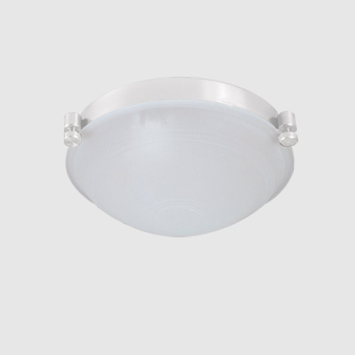 Plafon De Techo Vidrio 22cm Redondo Apto Led