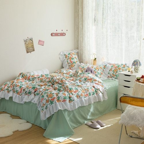 Juego Sabanas Ropa De Cama+funda De Plumon 2 Plazas Hsjjhb10