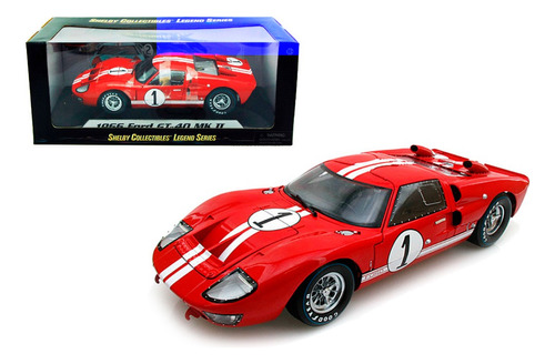 Ford Gt40 Mk2 1966 Le Mans Shelby Collectibles Escala 1/18 R