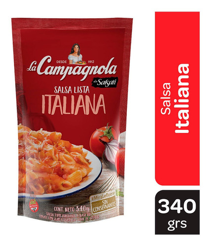 Salsa Italiana La Campagnola X 340 Gr