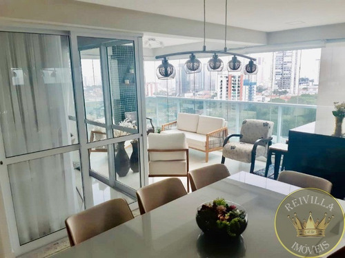 Imagem 2 de 23 de Apartamento Novo No Tatuape,165 Metros, Const. Hernandez, 3 Suites, 4 Vagas, Andar Alto , Varanda Gourmet, Piscina Coberta E Aquecida, Ar Condicionado - Ap00485 - 69509385