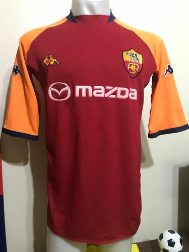 Camiseta Roma Italia 2002 2003 Batistuta #33 Argentina Kappa