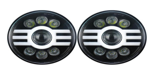 Jeep Wrangler 07- 17 Faros  Intensidades Distintas 