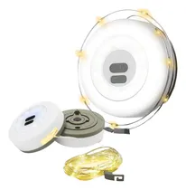 Comprar Luces cascada exterior serie guirnalda luces led para decoración cortinas estrella guirnalda de series focos led vintage 100 luces cálida 10 metros fácil instalación sin nudos lampara SOS Blanco