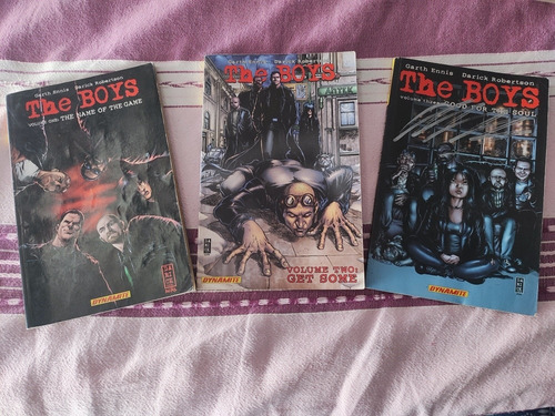 Coleccion Comics The Boys 1, 2, Y 3 Firmado Por Garth Ennis.