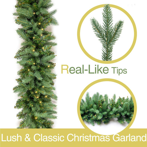 Guirnalda De Navidad Preiluminada 274 Cm 50 Luces Led