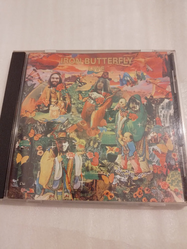 Iron Butterfly Cd Live 1970 Importado Impecable 