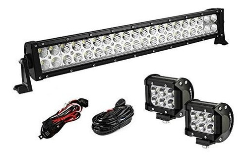 Yitamotor Combo De Barra De Luz Led De 24 Pulgadas