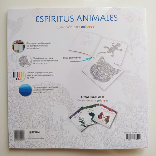 Espíritus Animales Colección Mandalas Colores Trillas