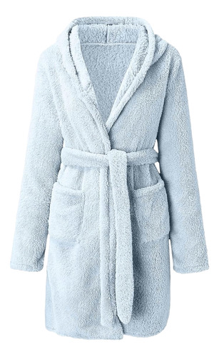 Bata Kimono De Ducha Con Capucha Para Mujer, Bata De Baño De