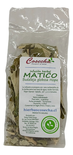 Cosecha Hierbas Matico 15 G