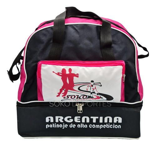 Bolso Portapatines Cajon Baul Artistico Rollers Hielo Hockey