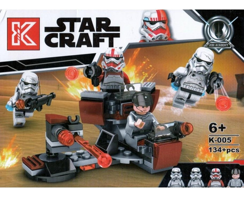 Set De Bloques Para Armar Batalla Star Craft 134 Piezas 134 K005