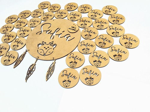 Kit Nacimiento Baby Shower Souvenir - Mdf / Fibrofacil
