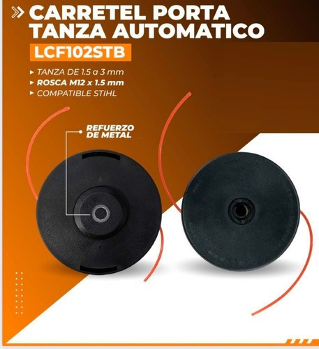 Imagen 6 de 6 de Cabezal Carretel Porta Tanza Automatico Para Stihl M12x1.5m