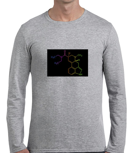 Remera Hombre Ml Quimica Formula Ciencia Cientifico Atomo P5