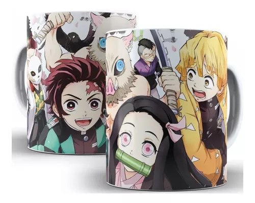 Caneca hashira da fogo kyojuro rengoku caneca demon slayer