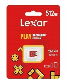 Lexar Micro Sd 512gb Play Nintendo Switch Steam Deck 150mb/s