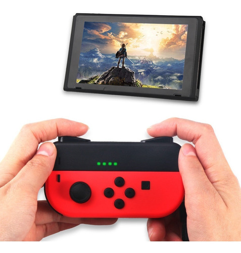 Grip Dobe Joy Con Nintendo Switch Con Carga Bateria