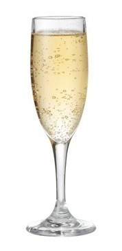 Imagen 2 de 10 de Vaso Copa Vidrio Champagne 186cc Cristar Aragon X12 Unidades
