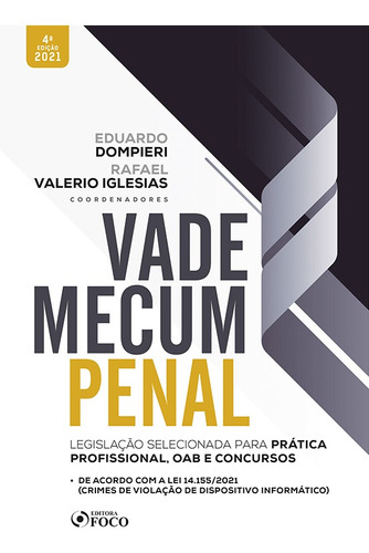 Livro Vade Mecum Penal - Legislação Selecionada Para Prática