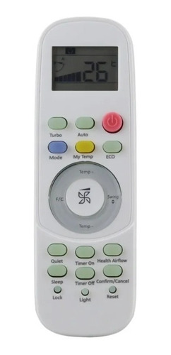 Control Remoto Aire Minisplit Mabe Inverter Mmi12cdbwcami8