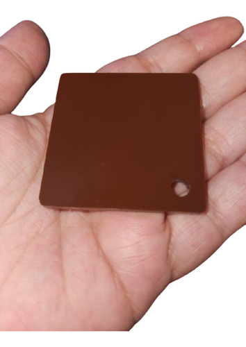 Lamina De Acrílico Café 30 X 40 Cm Grosor 3 Mm