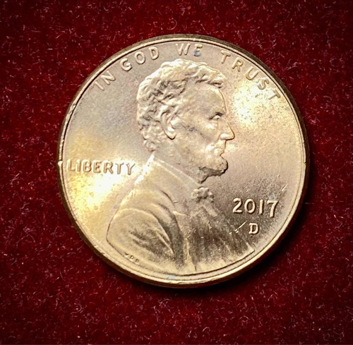 Moneda 1 Centavo Estados Unidos 2017 Denver Km 468