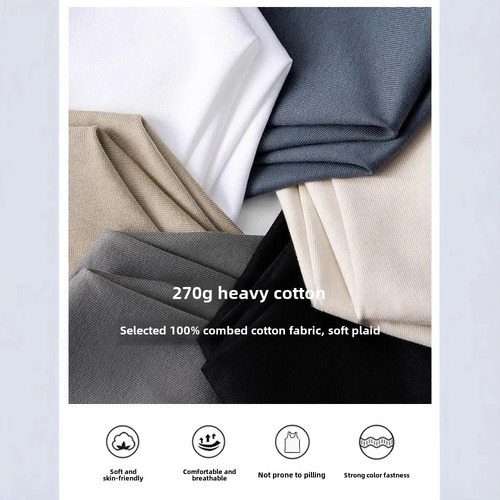 Camiseta Sin Mangas Para Hombre De Algodón Puro Color Liso