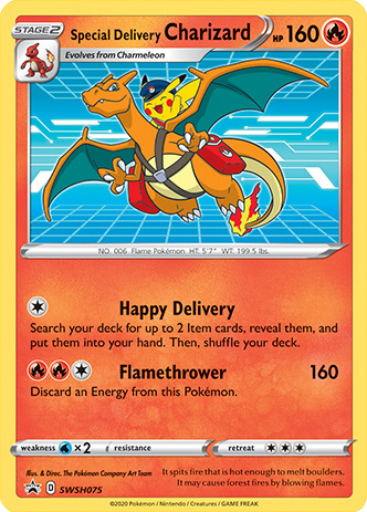 Charizard Delivery Card (pokémon Center Exclusive)