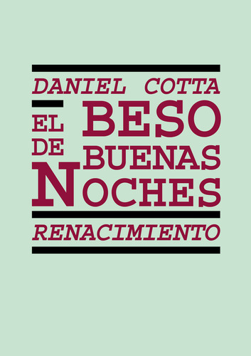 Libro El Beso De Buenas Noches - Cotta, Daniel