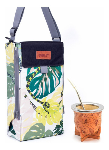 Imagen 1 de 1 de Set Matero Chilly | Bolso Matero Y Mate Con Bombilla