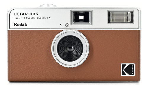 Cámara Kodak Ektar H35 marrón