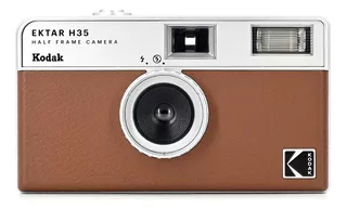 Cámara compacta Kodak Ektar H35 marrón