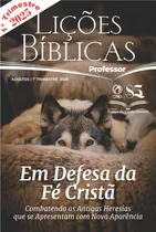 Comprar Lições Bíblicas Estudo Para Professor Adultos (1 Trimestre u002F 2025) Revista - Ebd Escola Bíblica Dominical | Editora Cpad | Português | Em Defesa Da Fé Cristã
