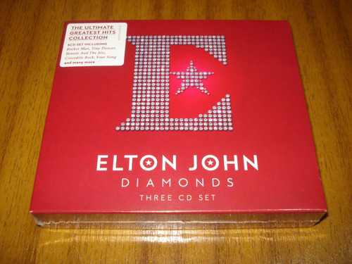 Box Elton John / Diamonds (nuevo Sellad) Deluxe 3 Cd Europeo