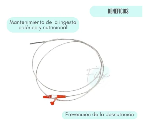 Sonda Nasogastrica Pvc K108 Nutricion Enteral Con Mandril X5