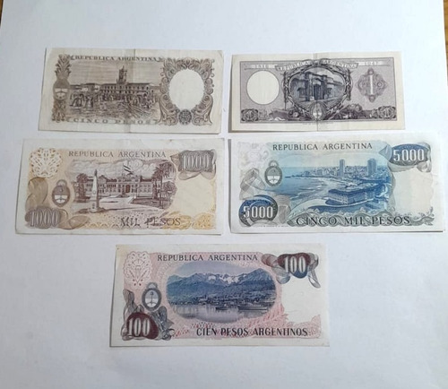 Billetes Antiguos Lote De 30 Pc 15 Extranjeros 15 Argentinos (Usado)
