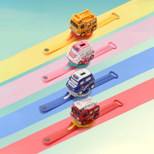 Muñeca Racing Car Watch Sound And Light Music Move Forward