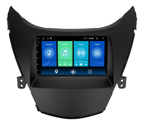 Central Multimidia Elantra 2012 2013 2014 Android 13 2gb 7p