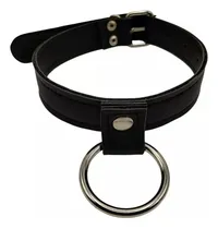 Comprar Choker Collar Argolla Colgante Gargantilla De Cuero Chocker Negro